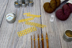 Yellow Rubber Large Set | Stitch Markers