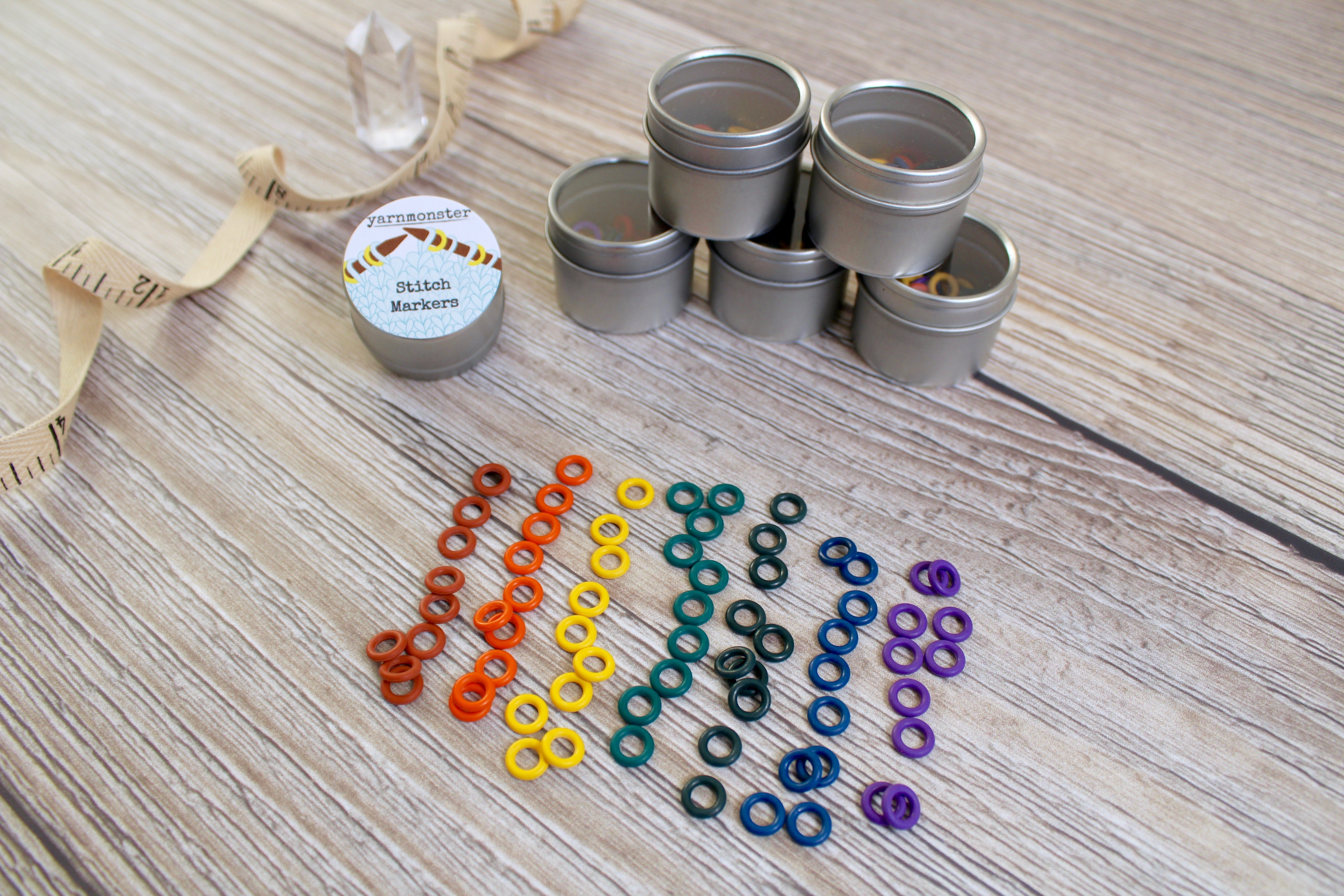 Vintage Rainbow Set | Stitch Markers