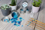 Blue Silicone Large Set | Stitch Markers