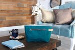 Mermaid Teal Waxed Canvas Niffin Bag