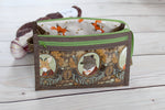 Black Forest Inside Outside Pouch | Animal Portraits in Brown