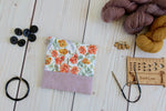 Interchangeable Knitting Needle Case 6-Tip | Ranunculus Floral